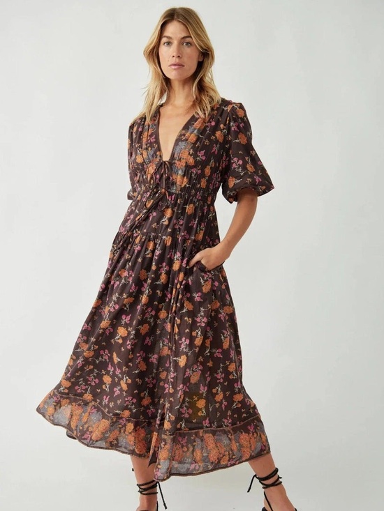 Free People Dresses & Skirts - Free People Lysette Maxi Sz M